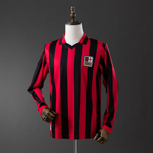 Ac Milan 24-25 Home 125Th Anniversary Long Sleeve Red - 1