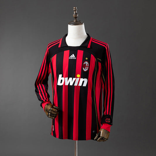 Ac Milan 06/07 Retro Home Long Sleeve
